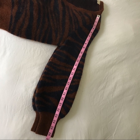 SÉZANE Angelina Jumper Brown / Navy Size S - Picture 6 of 12